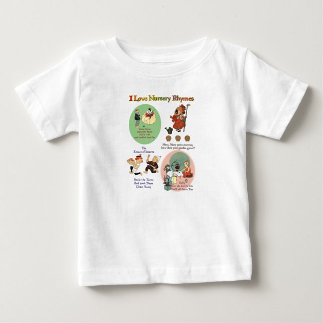 I LOVE NURSERY RHYMES (#3) BABY T-Shirt (Front)