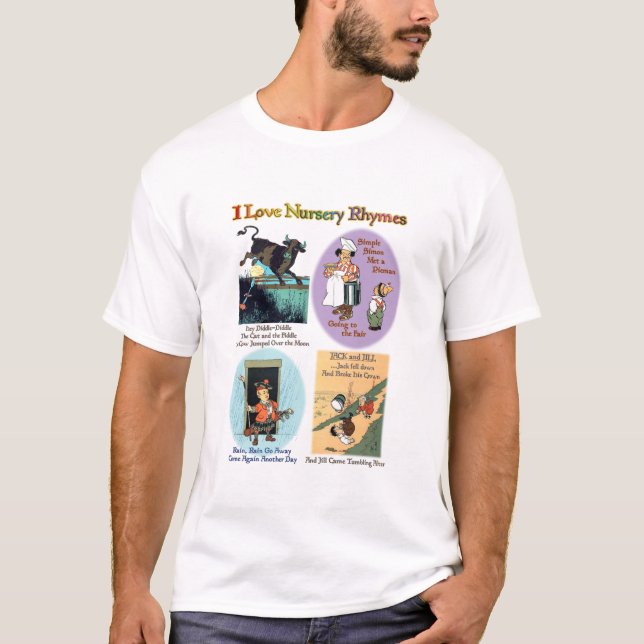 I Love Nursery Rhymes (#5) T-Shirt (Front)