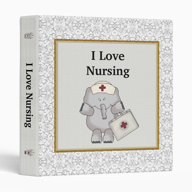 I Love Nursing Binder 2 (Front/Spine)