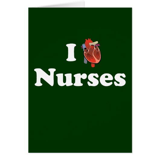 I love nursing cards (Front)