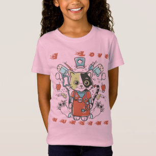 I Love Nursing - Cat Nurse T-Shirt