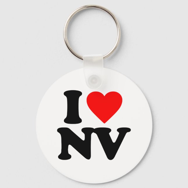 I LOVE NV KEYCHAIN (Front)