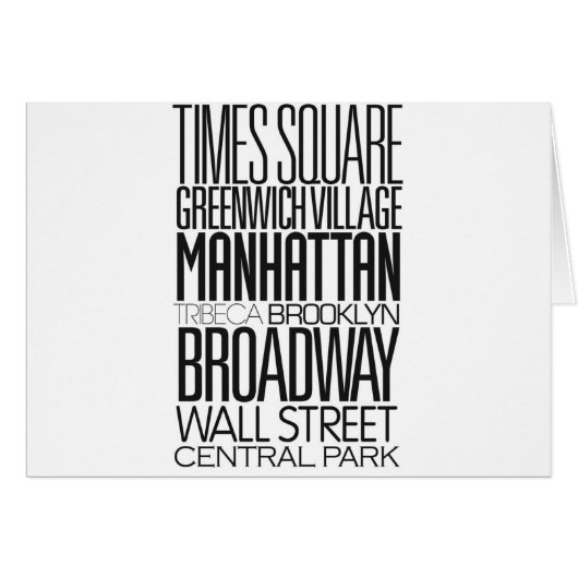 I Love NY Cards (Front Horizontal)