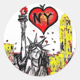 I Love Me I Love NYC Sticker for Sale by saraysierra