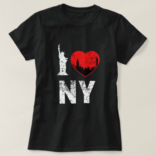 I Love NY Shirt womens shirt New York City T_Shirt
