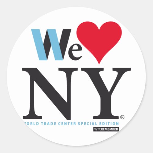 I LOVE NY WE LOVE NY DO YOU CLASSIC ROUND STICKER