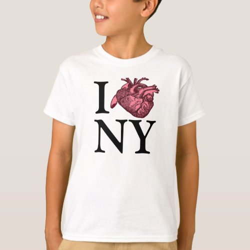 I Love NY with anatomically correct heart t_shirt