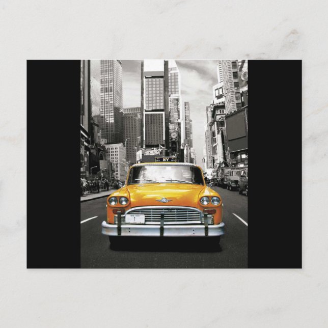 I Love NYC - New York Taxi Postcard (Front)