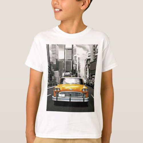 I Love NYC _ New York Taxi T_Shirt