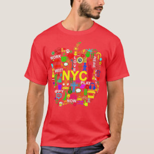 Order Now Funny New York City Red Big Apple NY NYC T-Shirt Gift