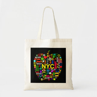 I LOVE NYC s NEW YORK CITY BIG APPLE Tote Bag