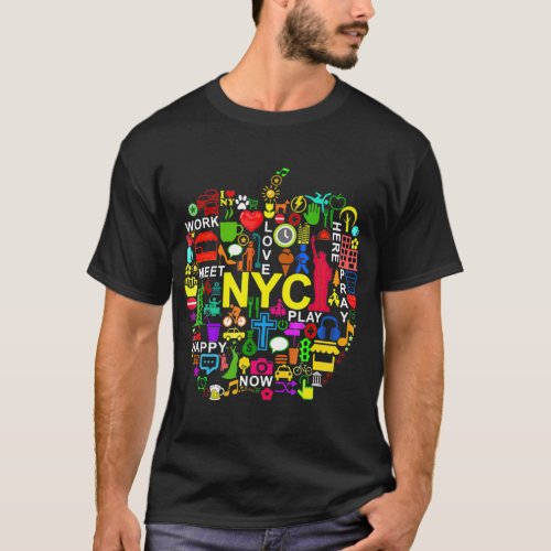 I LOVE NYC s NEW YORK CIY BIG APPLE T_Shirt