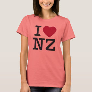 I love NZ T-SHIRT
