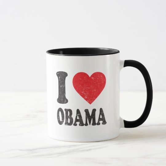 I Love Obama 2012 Coffee Mug