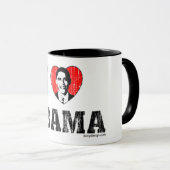 I Love Obama Design Mug (Front Right)