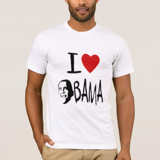 I love obama mens crew neck tee