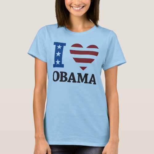 I Love Obama T_shirt