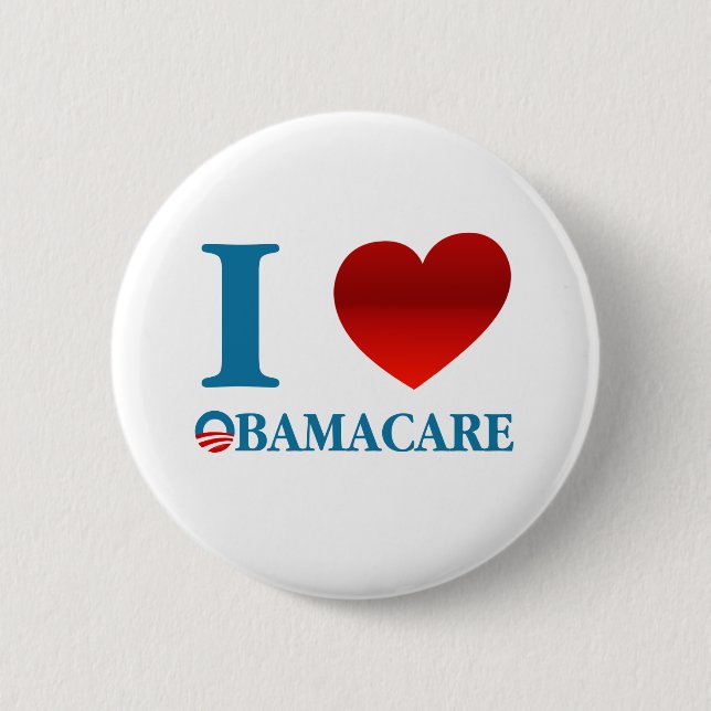 I Love Obamacare Button (Front)