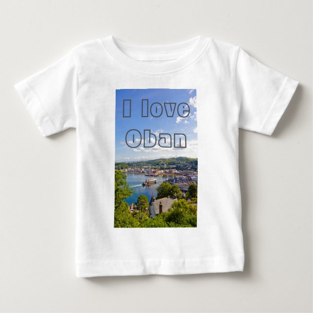 I love Oban, customizable t shirt (Front)