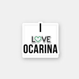 I love Ocarina Sticker
