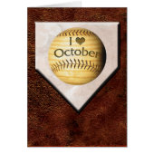 I Love October Card (Front)