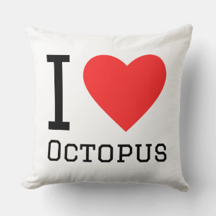 I love octopus throw pillow
