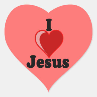 50+ I Jesus Heart Stickers | Zazzle