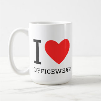 I love officewear coffee mug