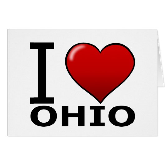 I LOVE OHIO CARDS (Front Horizontal)