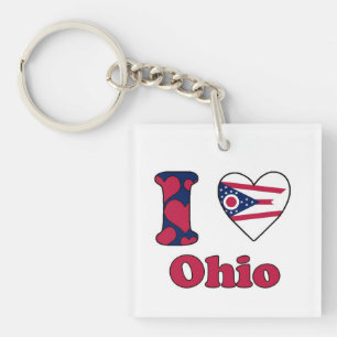 I love Ohio Keychain