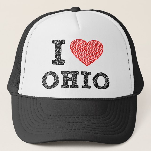 I-love-Ohio.png Trucker Hat (Front)