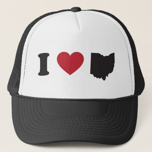 I Love Ohio Trucker Hat