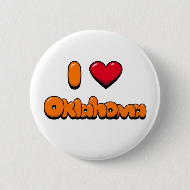 I Love Oklahoma Button (Front)