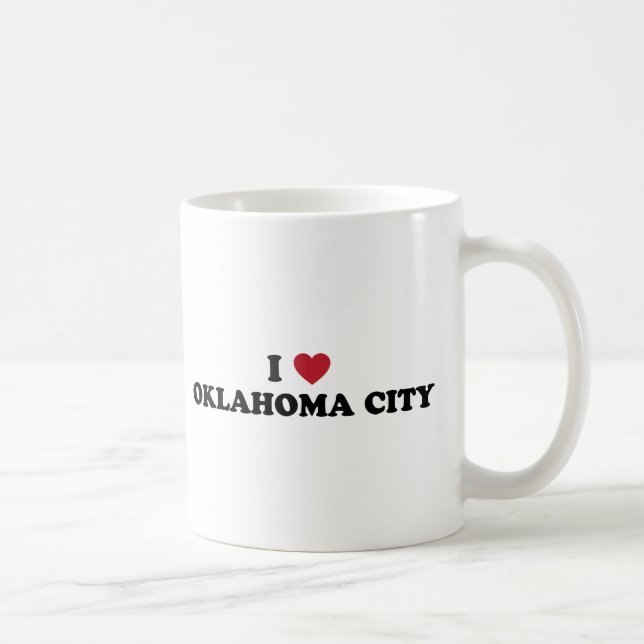 I Love Oklahoma City Coffee Mug (Right)