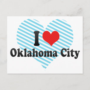 I Love Oklahoma City Postcard