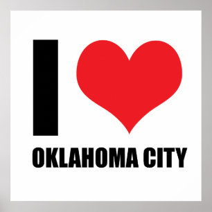 I love Oklahoma city Poster