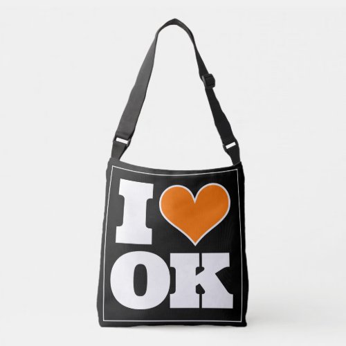 I Love Oklahoma Stillwater Game Day Crossbody Bag