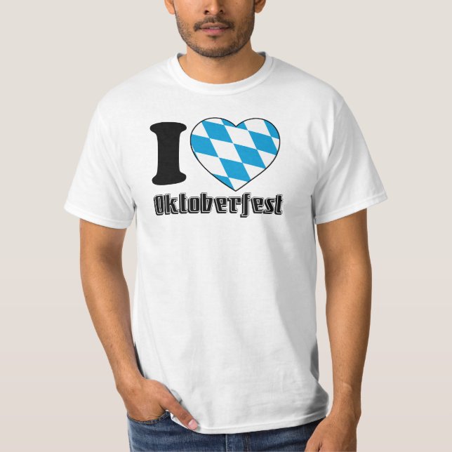 I Love Oktoberfest - Shirt for Men (Front)