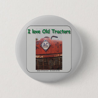 I love old Allis Chalmers Tractors Button