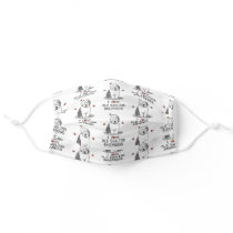 I Love Old English Sheepdogs (Gray 1) Cute OES Adult Cloth Face Mask I Love Old English Sheepdogs (Gray 1) Cute OES Adult Cloth Face Mask