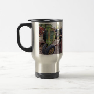 I love old green tractors travel mug