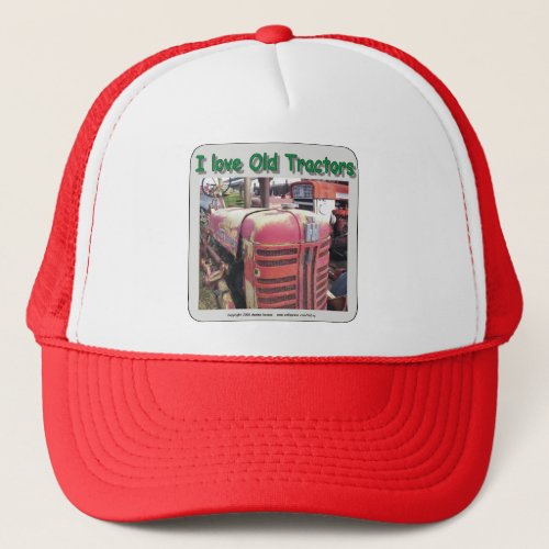 I love old International Harvester tractors Trucker Hat