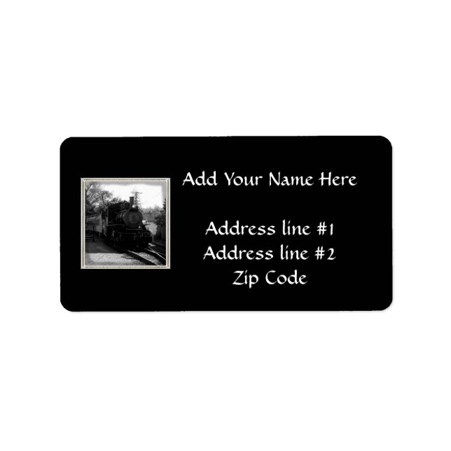 I love old trains - Arcade and Attica Railroad Label (Front)