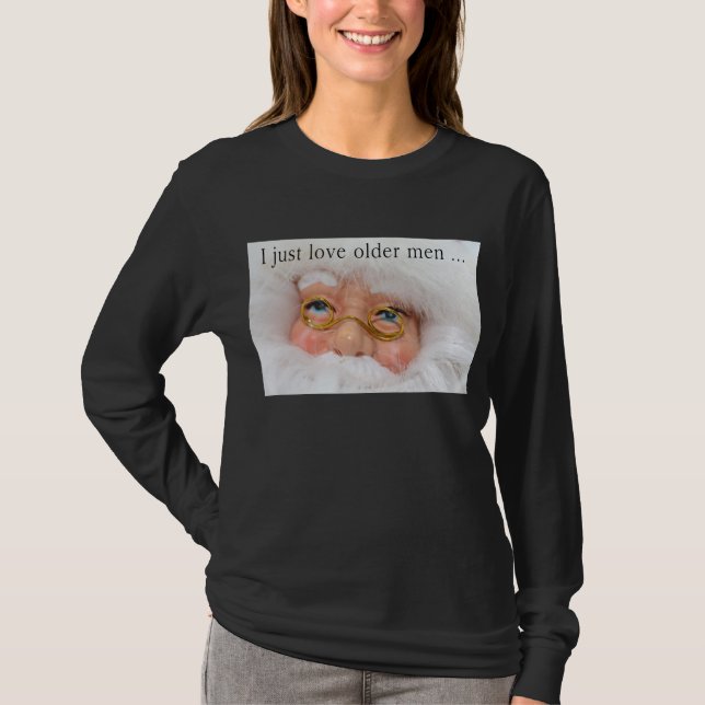I love older men Ugly Christmas Shirt (Front)