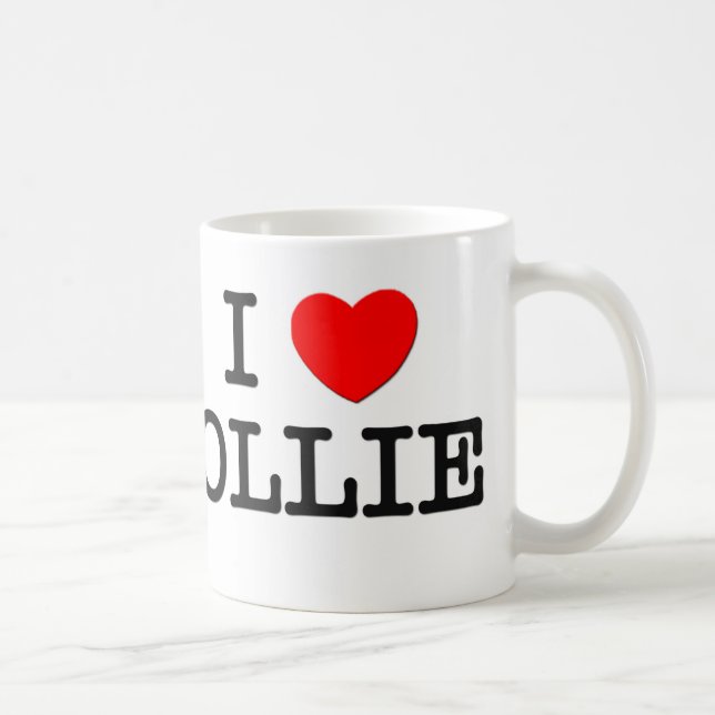 I Love Ollie Coffee Mug (Right)
