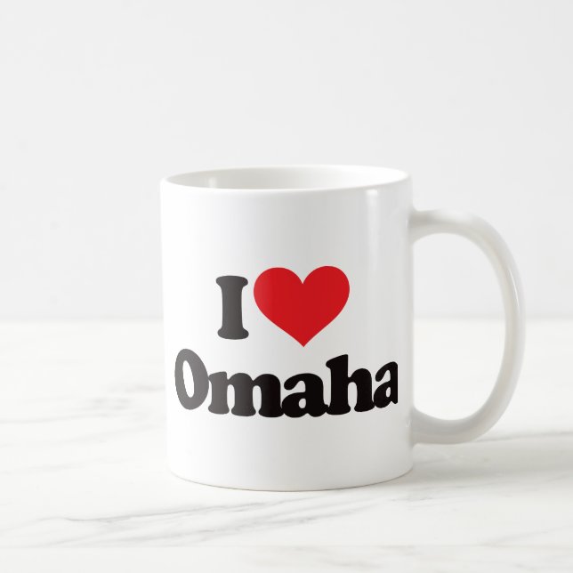 I Love Omaha Coffee Mug (Right)