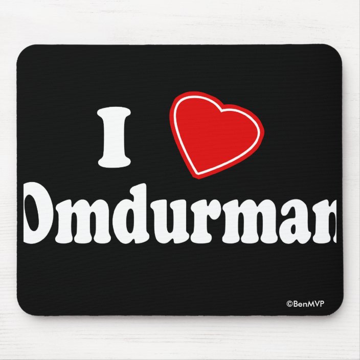 I Love Omdurman Mousepad