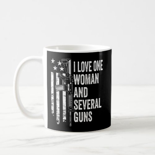 I Love One And Several Guns Husband S Gun Coffee Mug