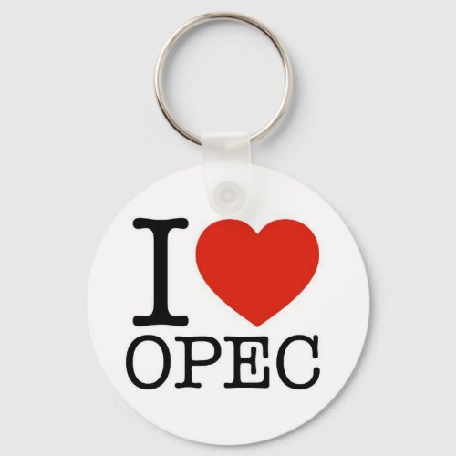 I Love OPEC Keychain