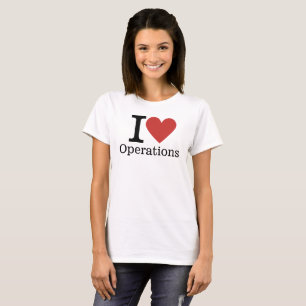 I ❤️ Love Operations for Employees CUSTOM Women's T-Shirt